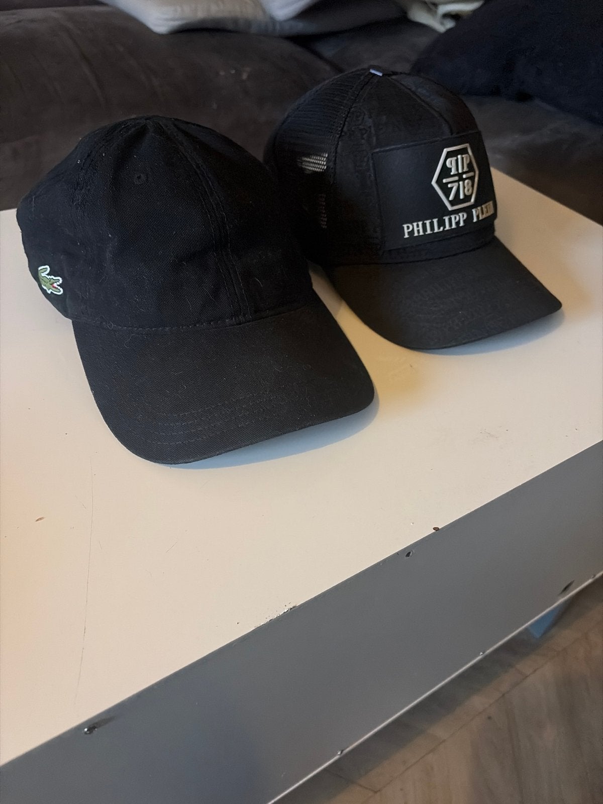 Lacoste en Philipp Plein petten, Ophalen, Gedragen, One size fits all, Pet