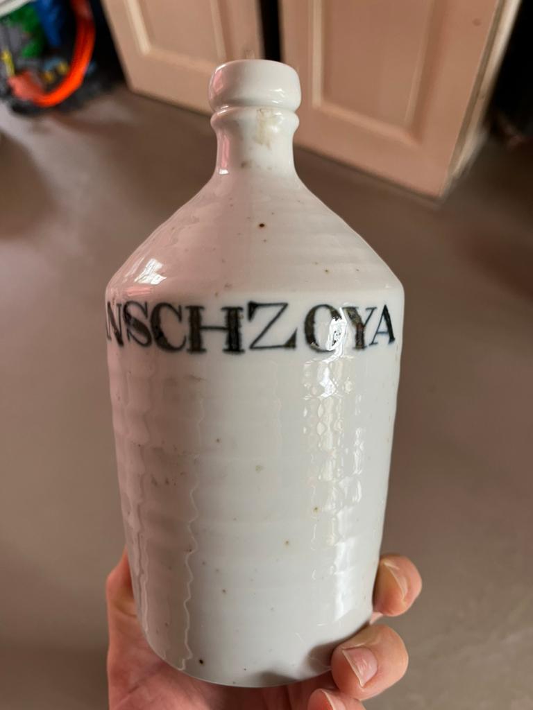 Oude soja fles japanschzoya, Antiek en Kunst, Antiek | Keramiek en Aardewerk, Ophalen
