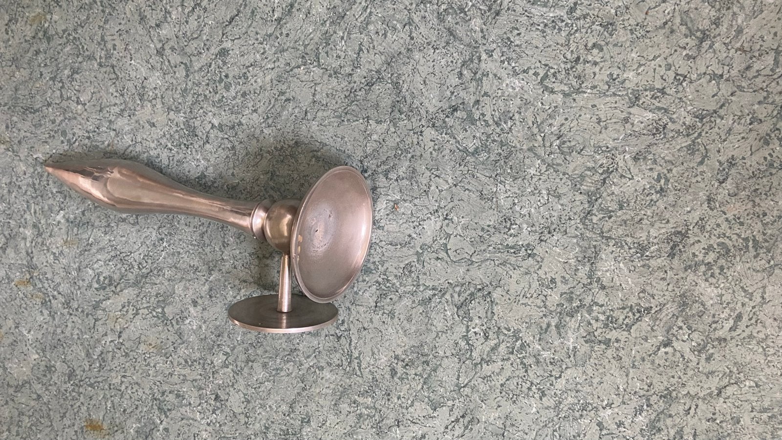 Antieke zilveren kandelaar, Antiek en Kunst, Ophalen, Zilver
