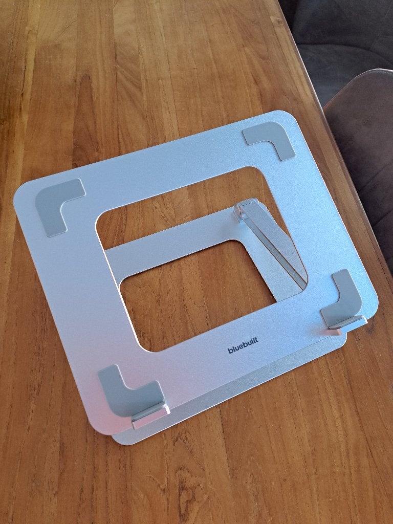 BlueBuilt Verstelbare Laptopstandaard 10 - 17 Inch (nieuw!), Ophalen of Verzenden, Nieuw, BlueBuilt, In diepte verstelbaar