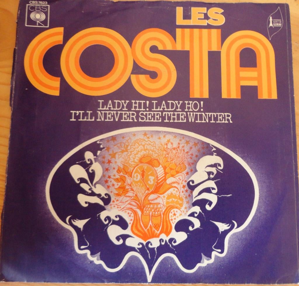 Les Costa > Lady Hi Lady Ho, Gebruikt, 7 inch, Single, Ophalen of Verzenden