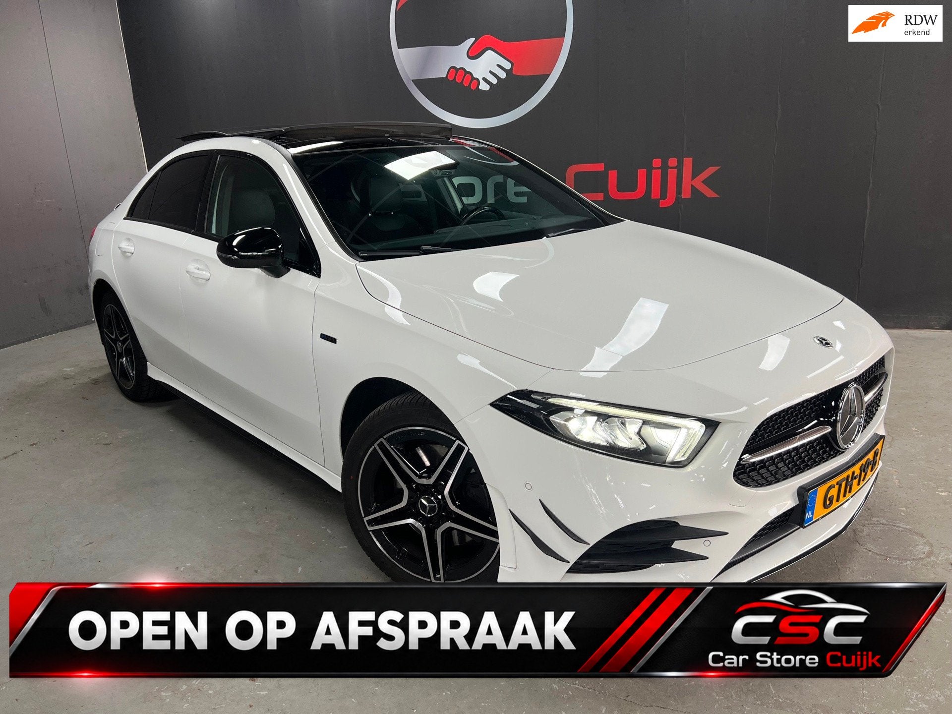 Mercedes-Benz A-klasse 250 e Premium Plus | Pano | Stoelverw, Auto's, Gebruikt, Euro 6, 4 cilinders, 15 kWh