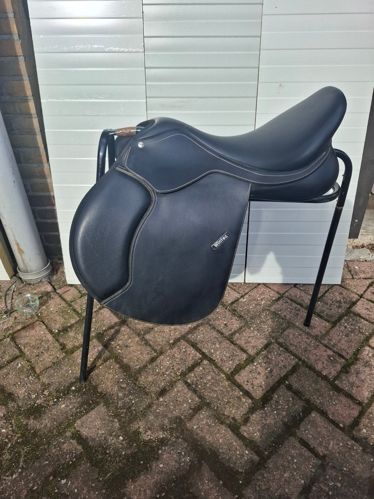 Wintec springzadel 17.5, Ophalen of Verzenden, Springen, Zo goed als nieuw