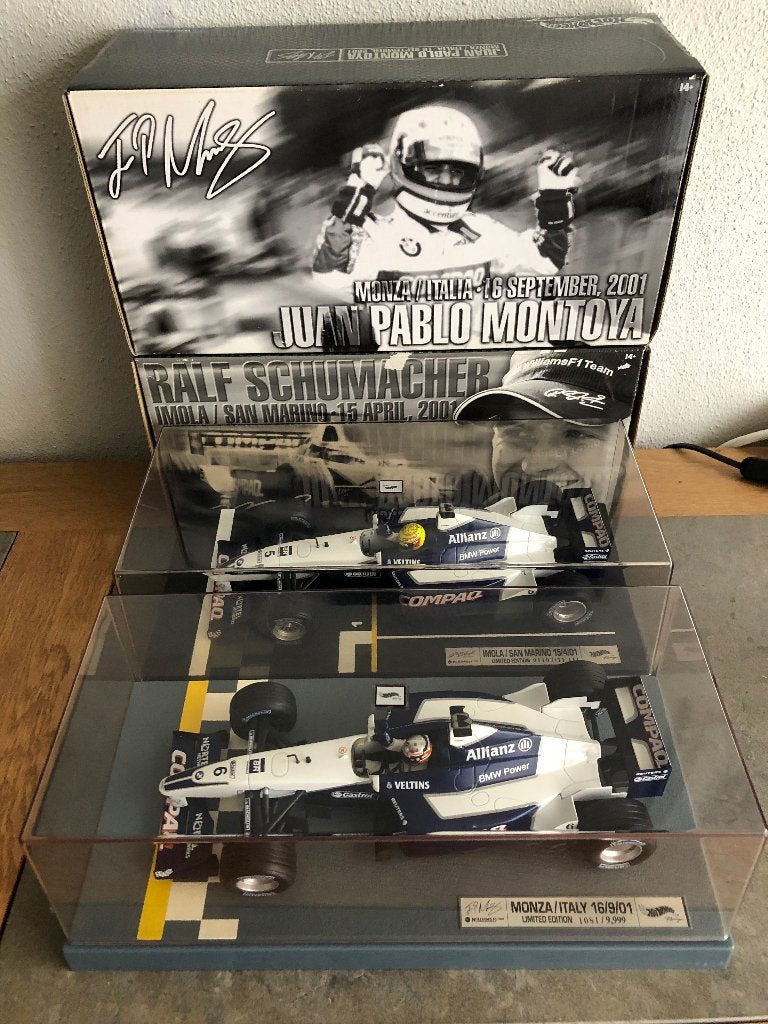 Mdl.1001 2 stuks Limited Edition "BMW-Williams F1 Team" 1:18, Verzamelen, Ophalen of Verzenden, Nieuw, Formule 1