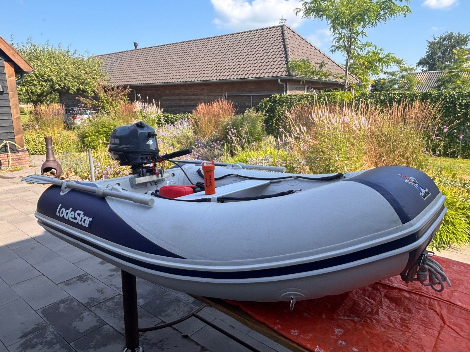 Lodestar NSA230, Ophalen, Airdeck, Zo goed als nieuw, Buitenboordmotor