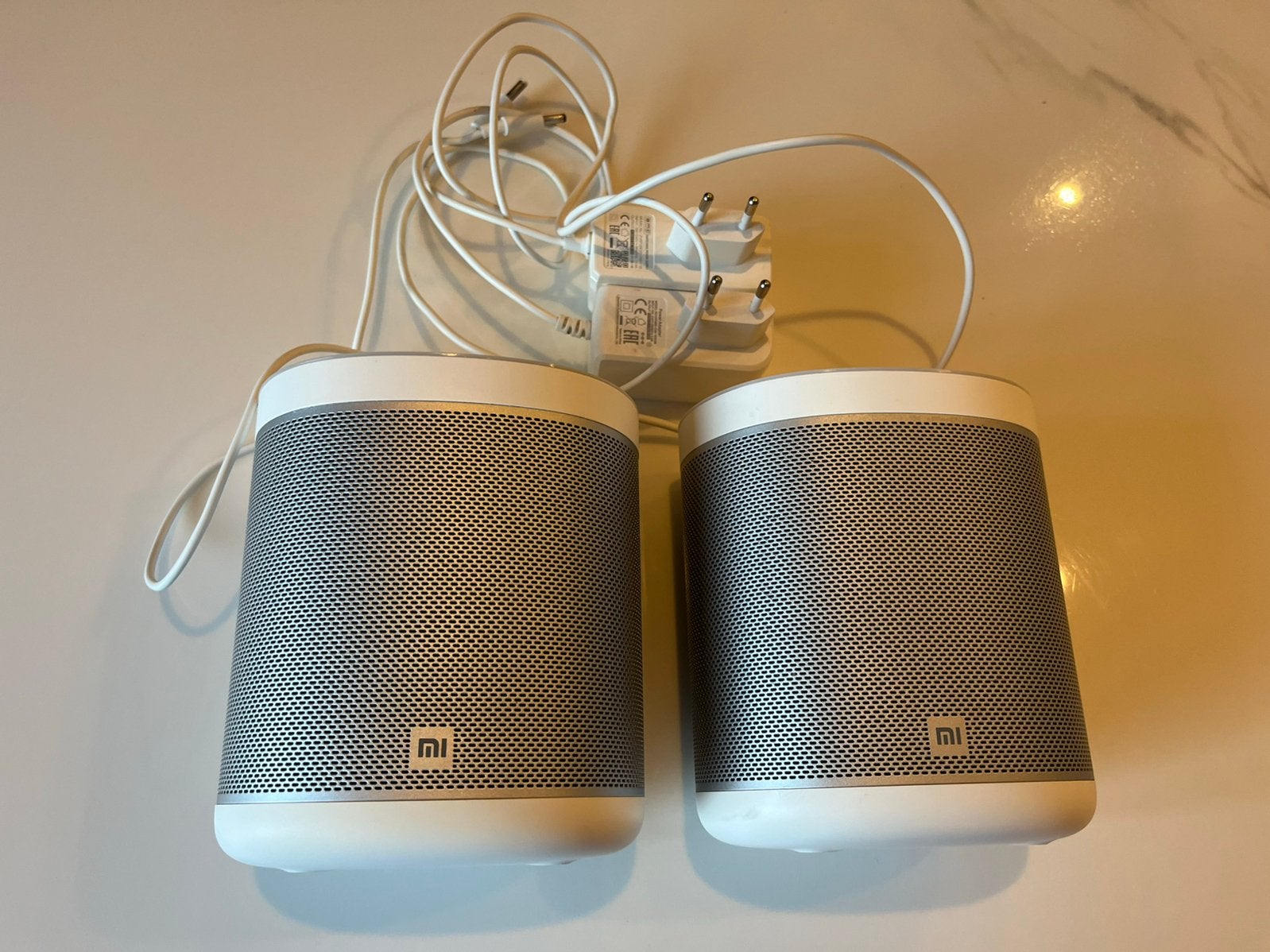 2x Xiaomi Mi Smart Speaker (L09G) – Zeer nette staat!, Overige merken, Slimme speaker, Inclusief kabels, Ophalen of Verzenden