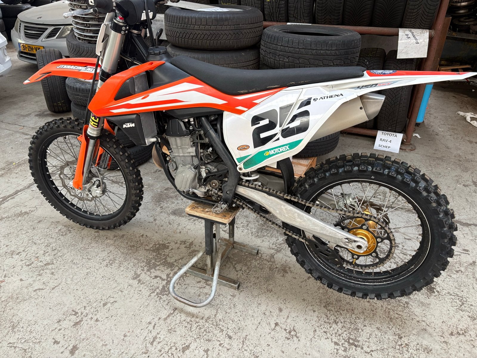 KTM Crossmotor - KTM SXF 450cc, Crossmotor, Meer dan 35 kW, Minimaal motorrijbewijs A2, Handgeschakeld