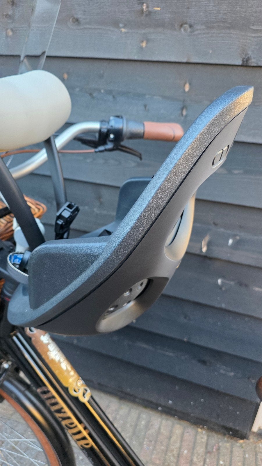 Thule Yepp 2 Mini voorzitje (+windscherm en slaaprol), Ophalen, Gebruikt, 0 t/m 18 kg, Voorzitje
