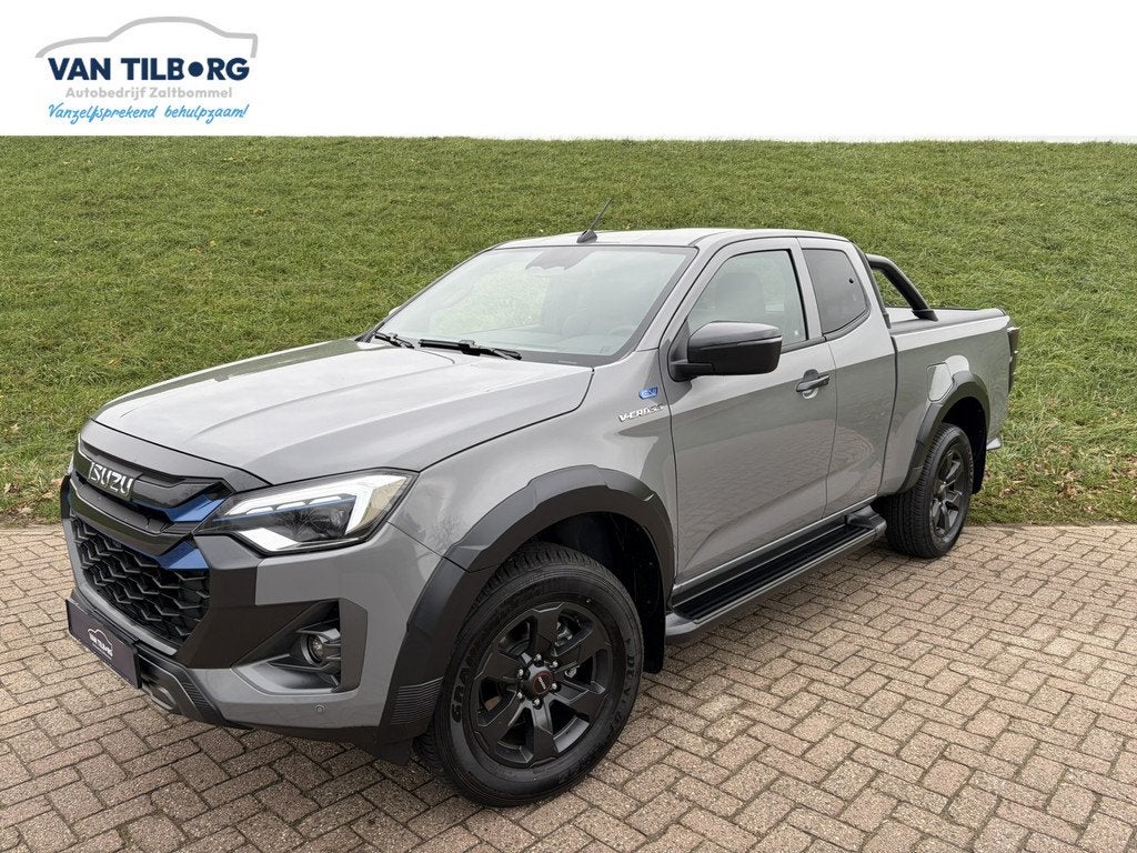 Isuzu D-max BEV Extended Cab V-Cross 66.9 kWh 3500KG Trekgew, Automaat, Zwart, Leder, Automatische klimaatregeling