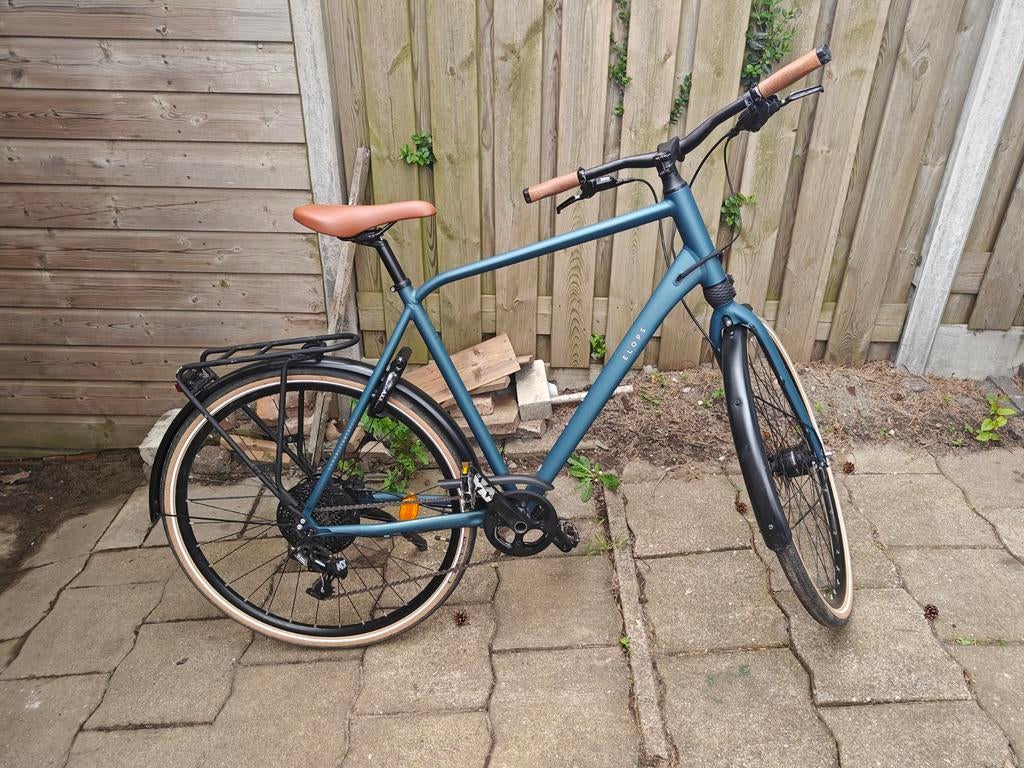Elops 900 Blue XL 2022 Decathlon fiets, Fietsen en Brommers, Fietsen | Heren | Herenfietsen, Velgrem, Versnellingen, Zo goed als nieuw