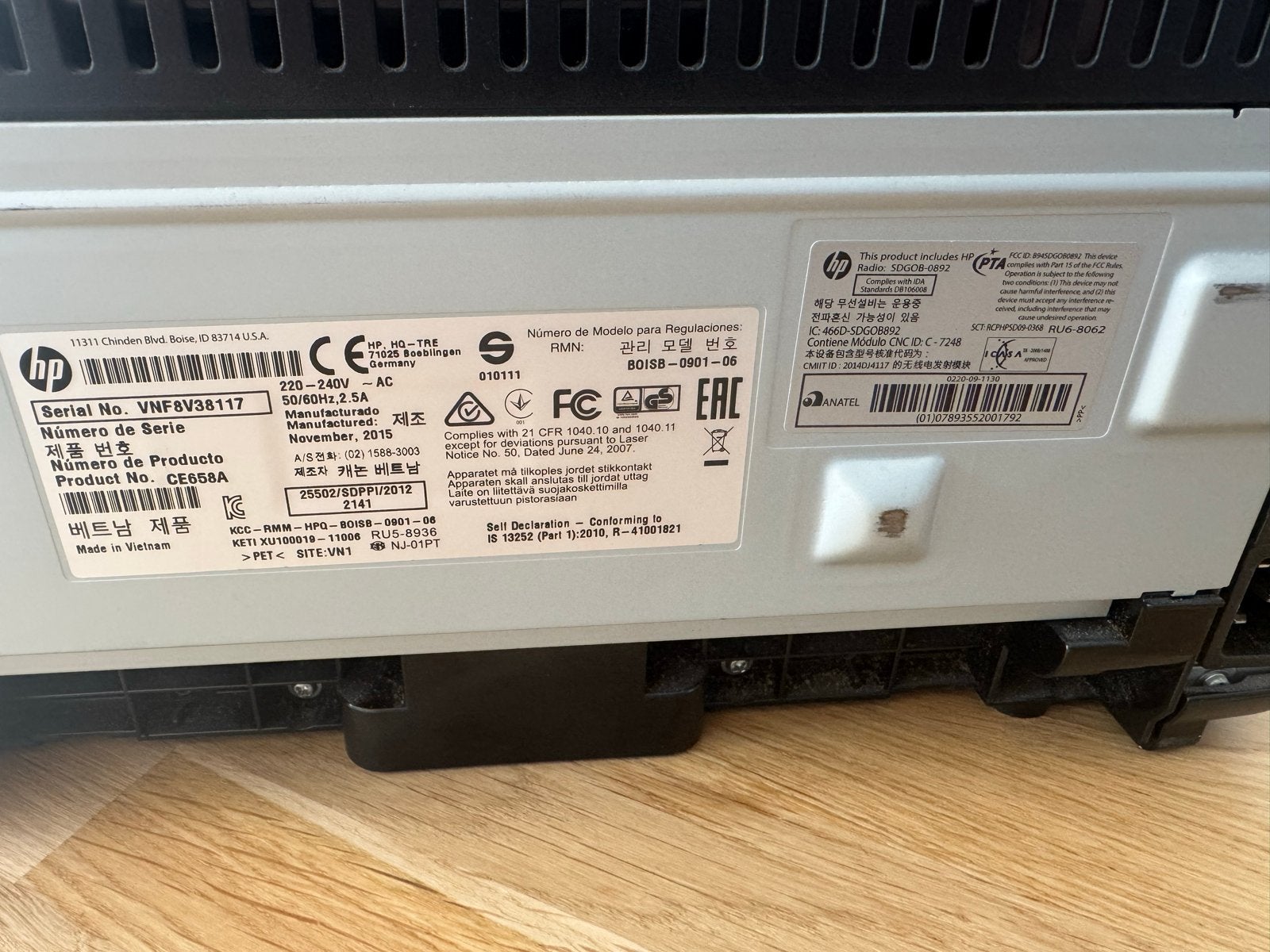 HP LaserJet P1102w Laserprinter - Compact en Betrouwbaar, Ophalen, Zwart-en-wit printen, Gebruikt, Printer