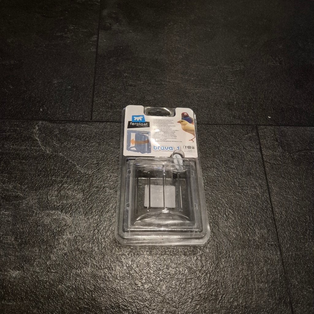 Ferplast Brava 1, voederbakje vogels, Ophalen of Verzenden, Nieuw, Overige materialen, Vogelkooi
