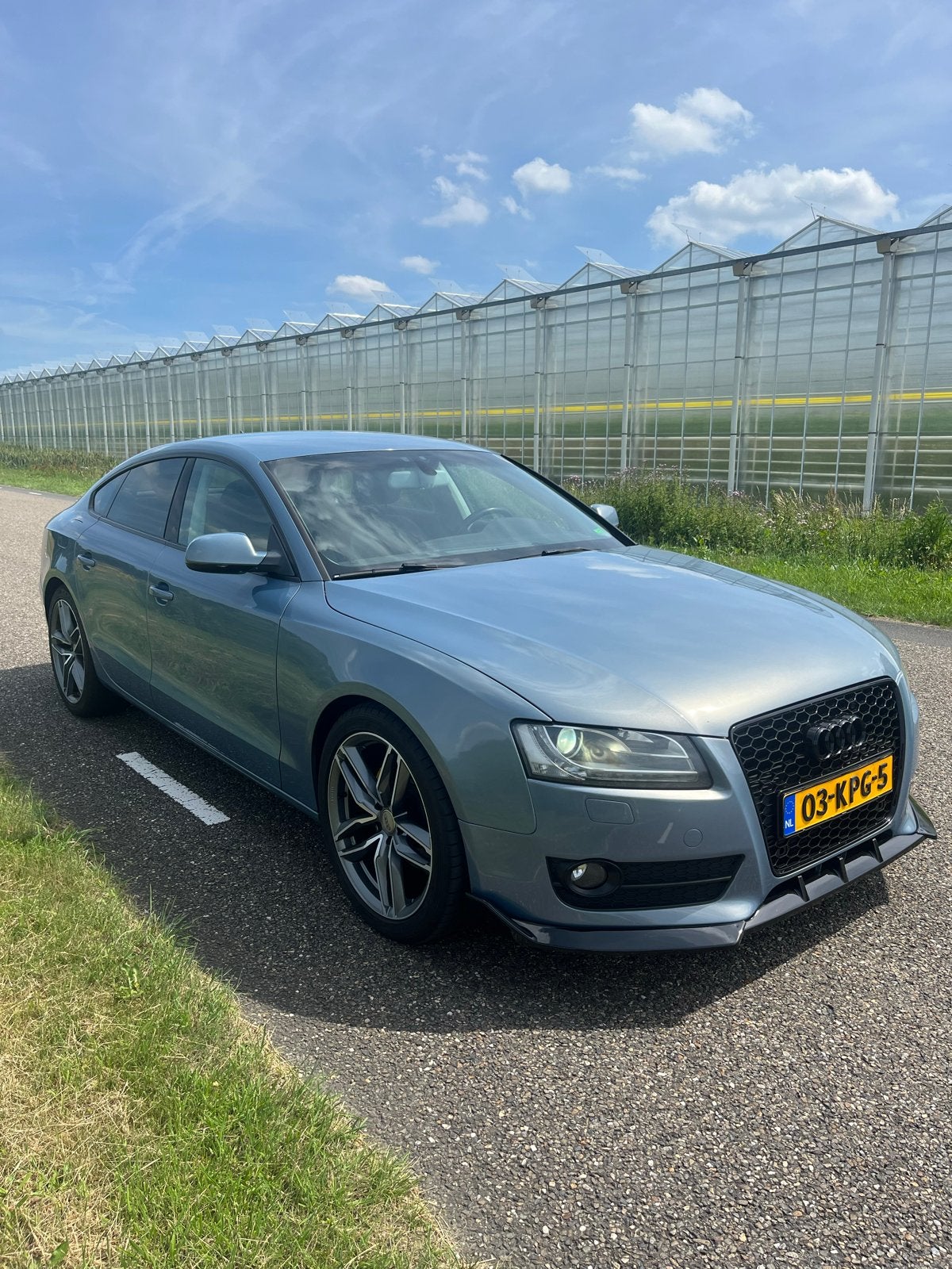 Audi A5 2.0 Tfsi 132KW Sportback M-tr 2010 Blauw, Auto's, Audi, Zwart, 1984 cc, Onderhoudsboekje, 1500 kg
