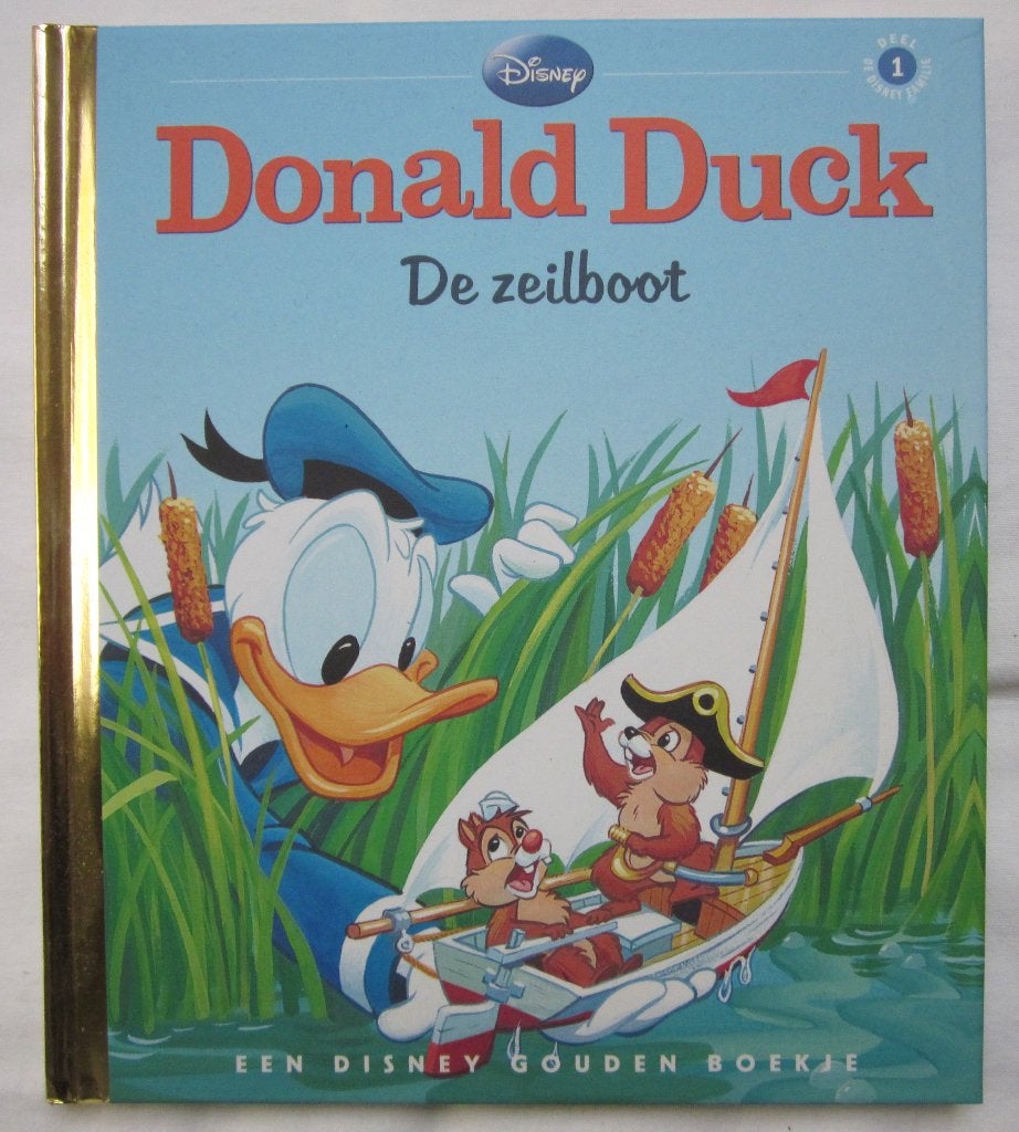 Disney Gouden Boekje: Donald Duck – De Zeilboot, Ophalen of Verzenden, Zo goed als nieuw, Fictie algemeen