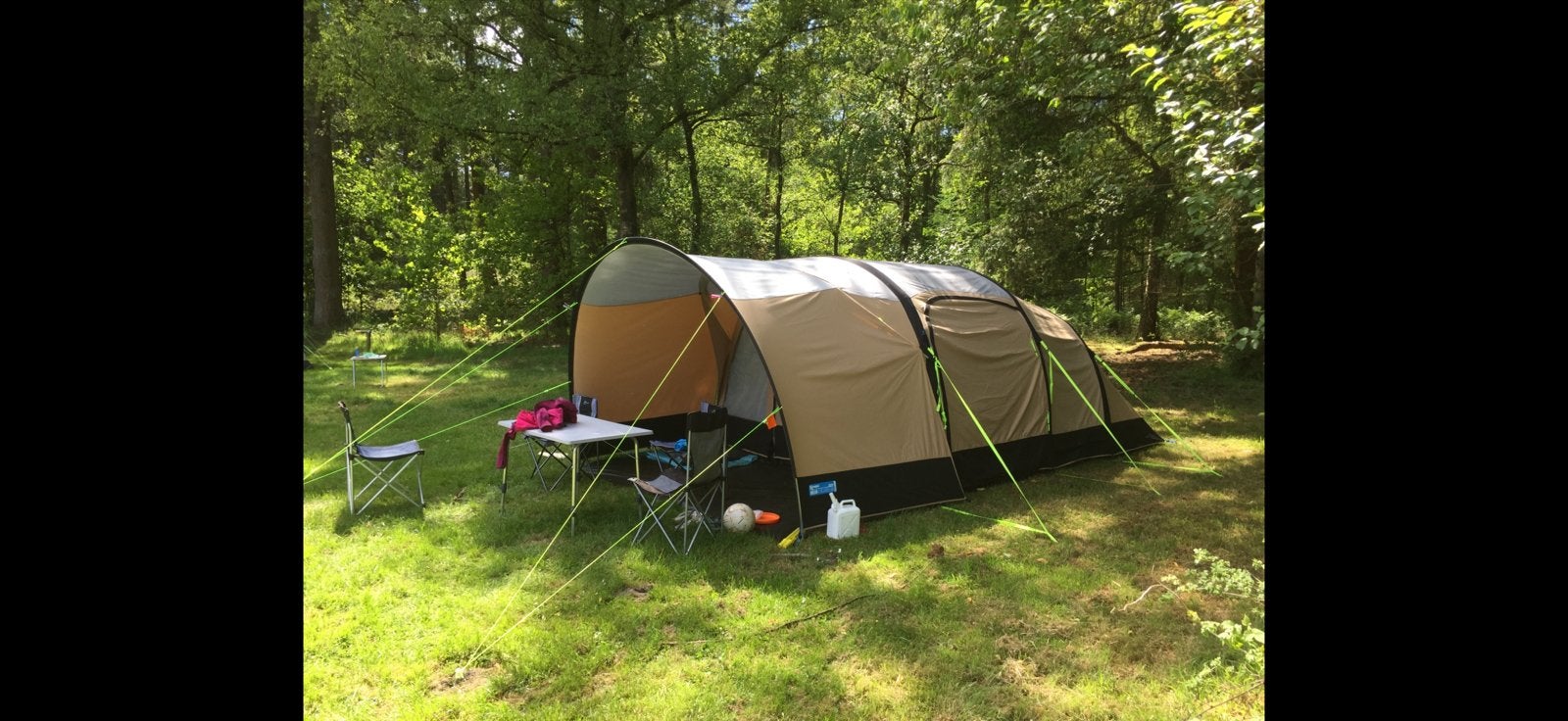 Kampa Brean 4 Air opblaasbare tunneltent, Ophalen, Gebruikt, Tot en met 4