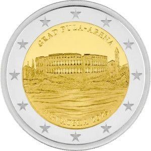 2 Euro Kroatie 2025 UNC - Pula Arena, Verzenden, Overige landen, 2 euro, Losse munt