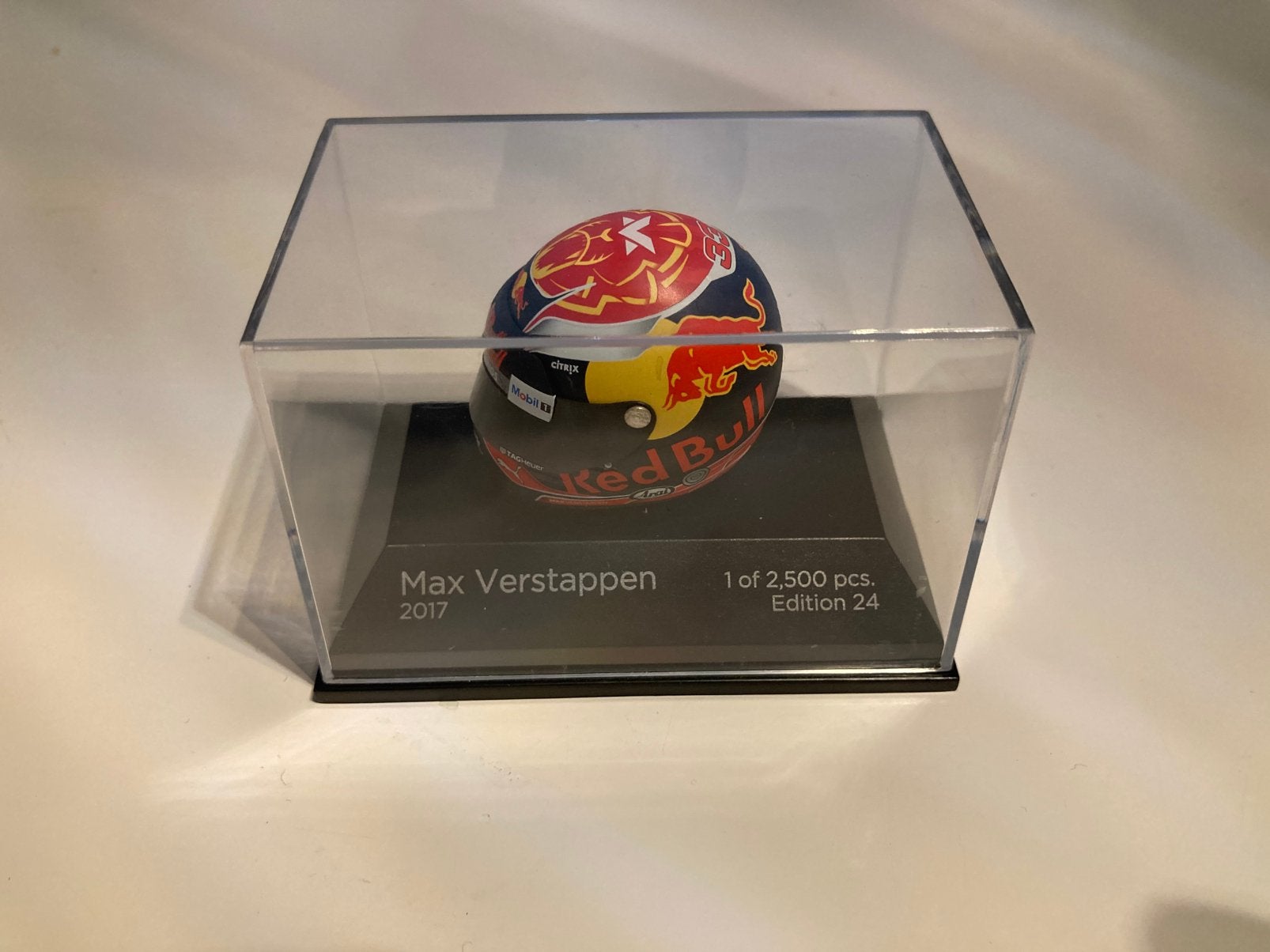 Max verstappen helm 2017, Ophalen of Verzenden, Zo goed als nieuw, Formule 1
