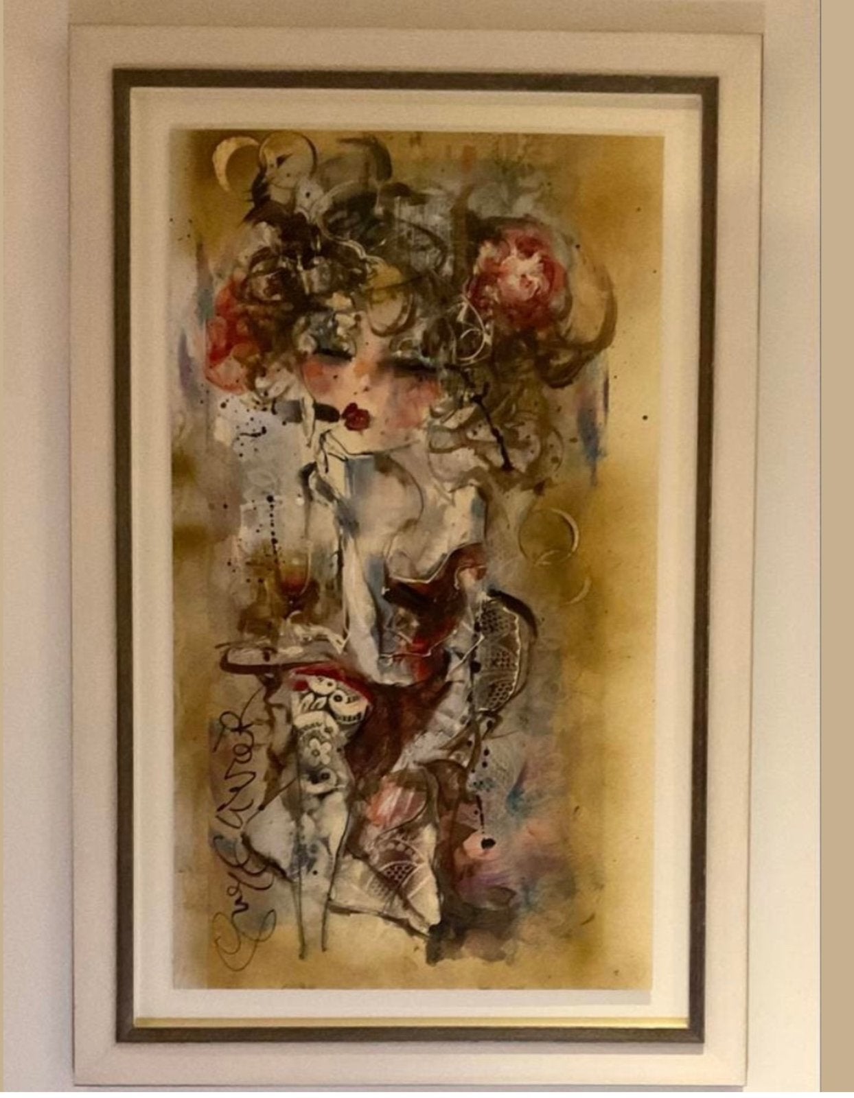 Guy Olivier “Cuba” met factuur , pièce- unique 1/1, Ophalen of Verzenden, Passe-partout, Portret
