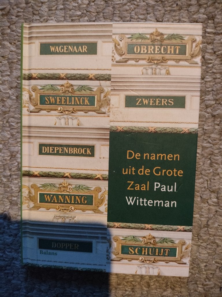 De namen uit de Grote Zaal Paul Witteman met cd, Boeken, Ophalen of Verzenden, Nieuw