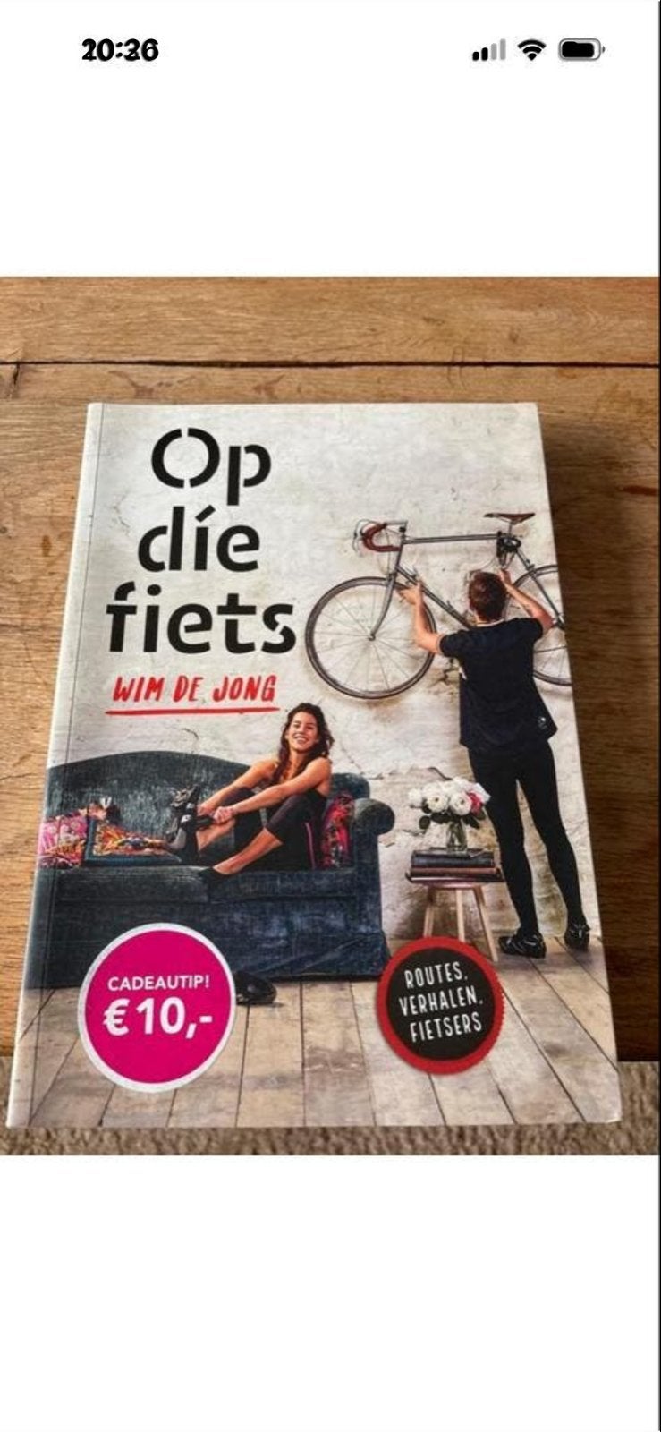 Op die fiets - Wim de Jong (Cadeautip!), Ophalen, Zo goed als nieuw, Lopen en Fietsen