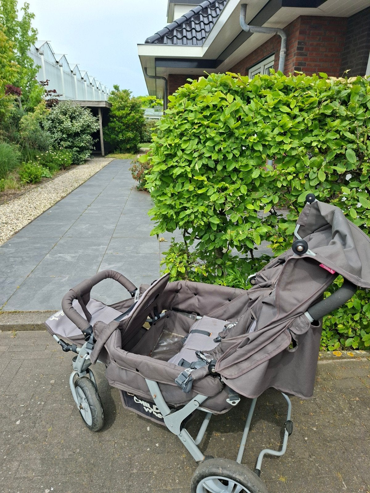 Child Wheels Kinderwagen voor 3 kinderen, Kinderen en Baby's, Gebruikt, Duowagen, Ophalen of Verzenden, Kinderwagen
