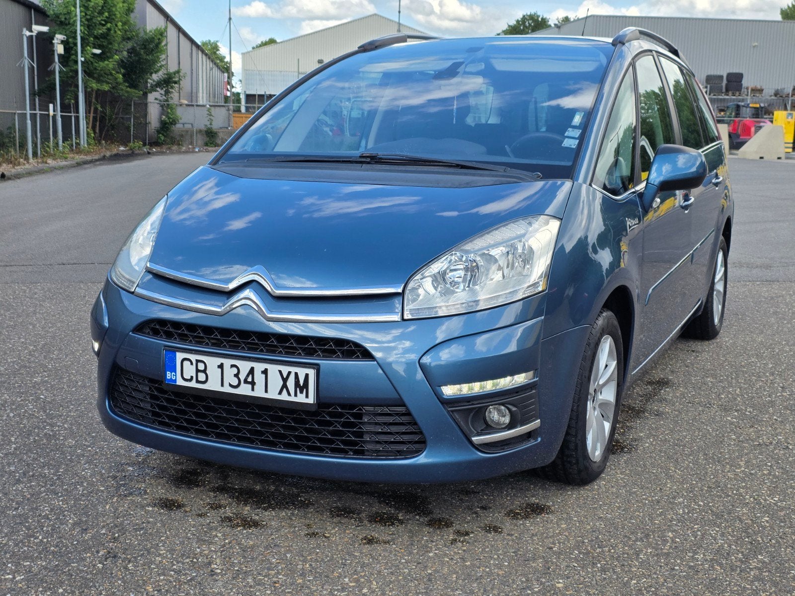 Citroën C4 Grand Picasso 2.0 HDi 2012 Bulgarian Registration, Auto's, Automaat, Euro 5, Stof, Zwart