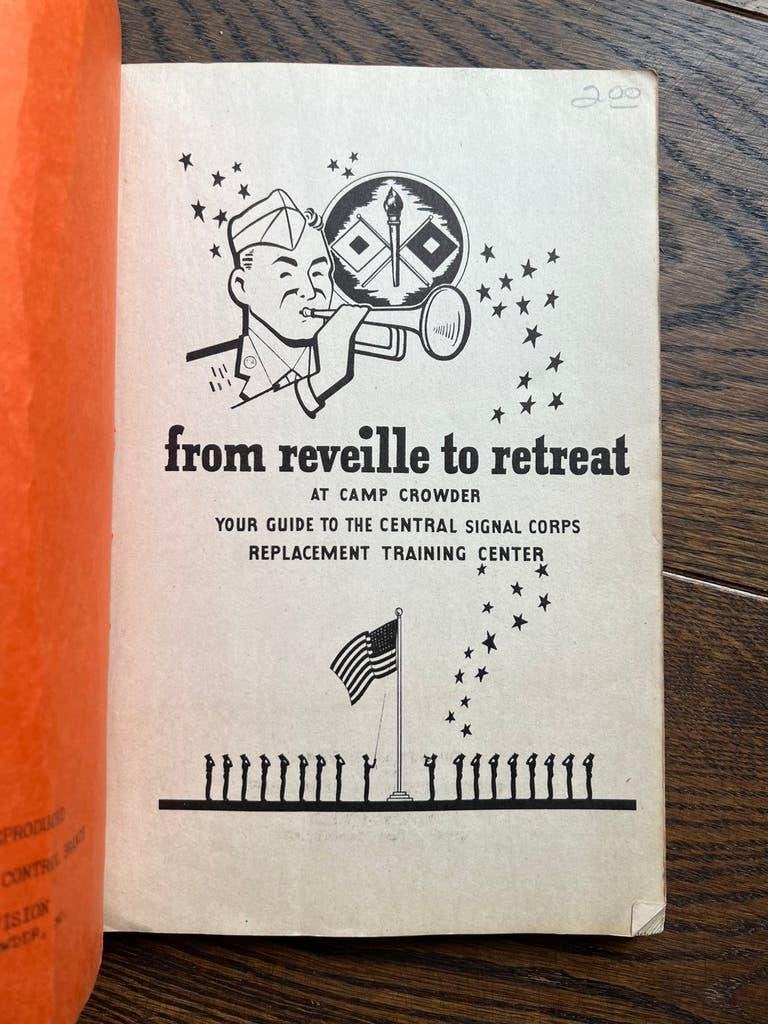 WO2 Amerikaans handboek signal radio troepen 1943, Amerika, Verzenden, Boek of Tijdschrift