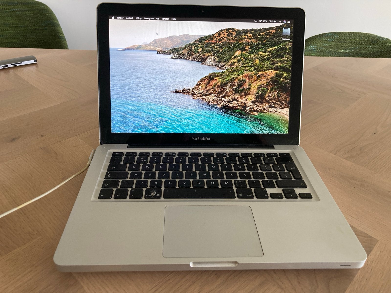 MacBook Pro (13-inch, Mid 2012) met 500GB SSD en 8GB RAM, MacBook Pro, Gebruikt, 2 tot 3 Ghz, Qwerty