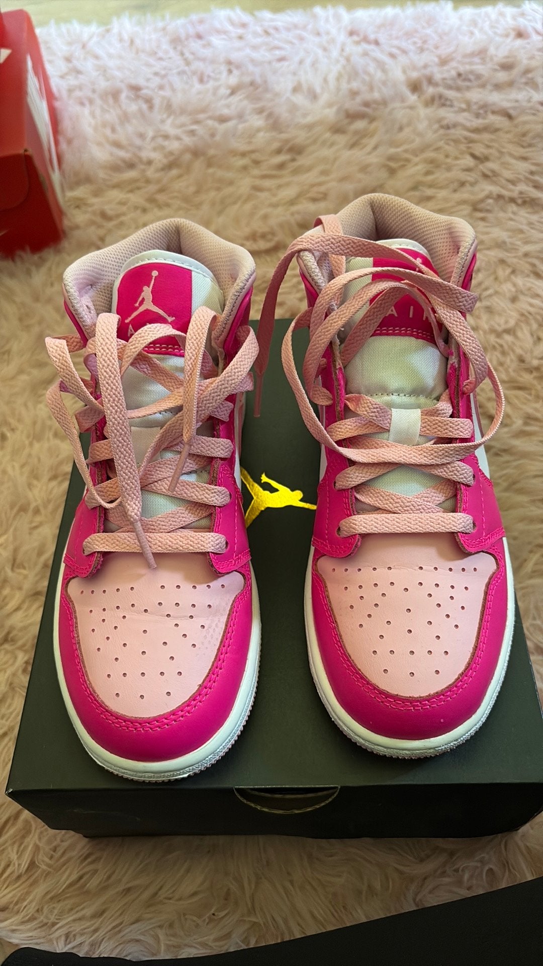 Nike air jordan 1, Ophalen, Roze, Sneakers of Gympen, Zo goed als nieuw