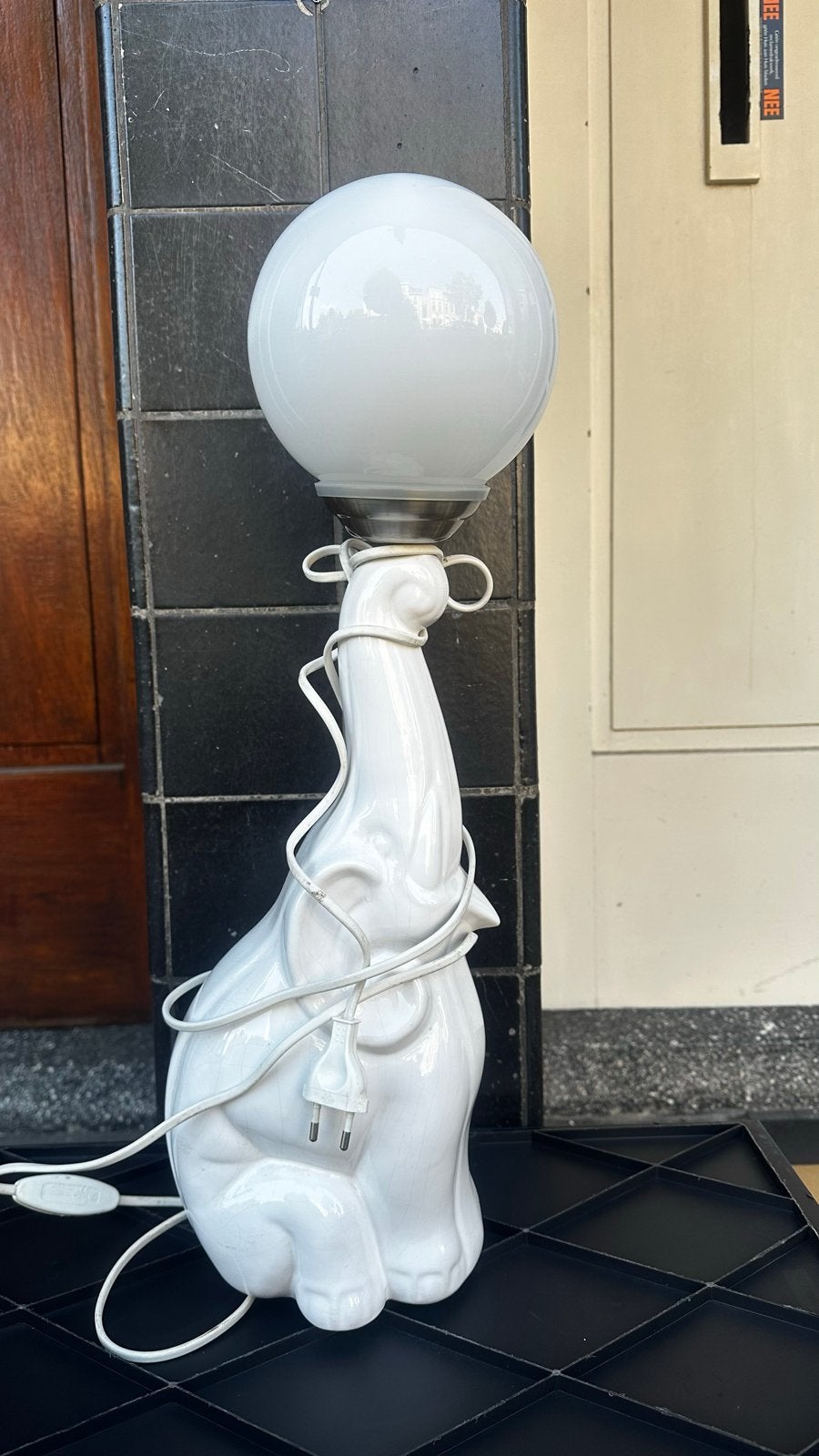Vintage lamp olifant, Ophalen, Vintage