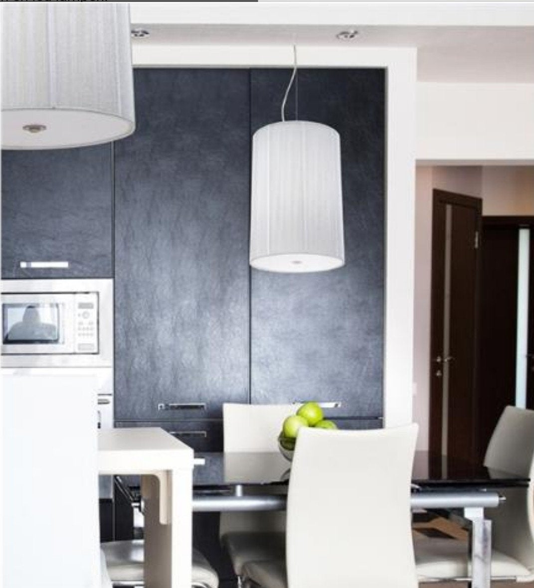 Stijlvolle hanglamp met stoffen kap, Ophalen of Verzenden