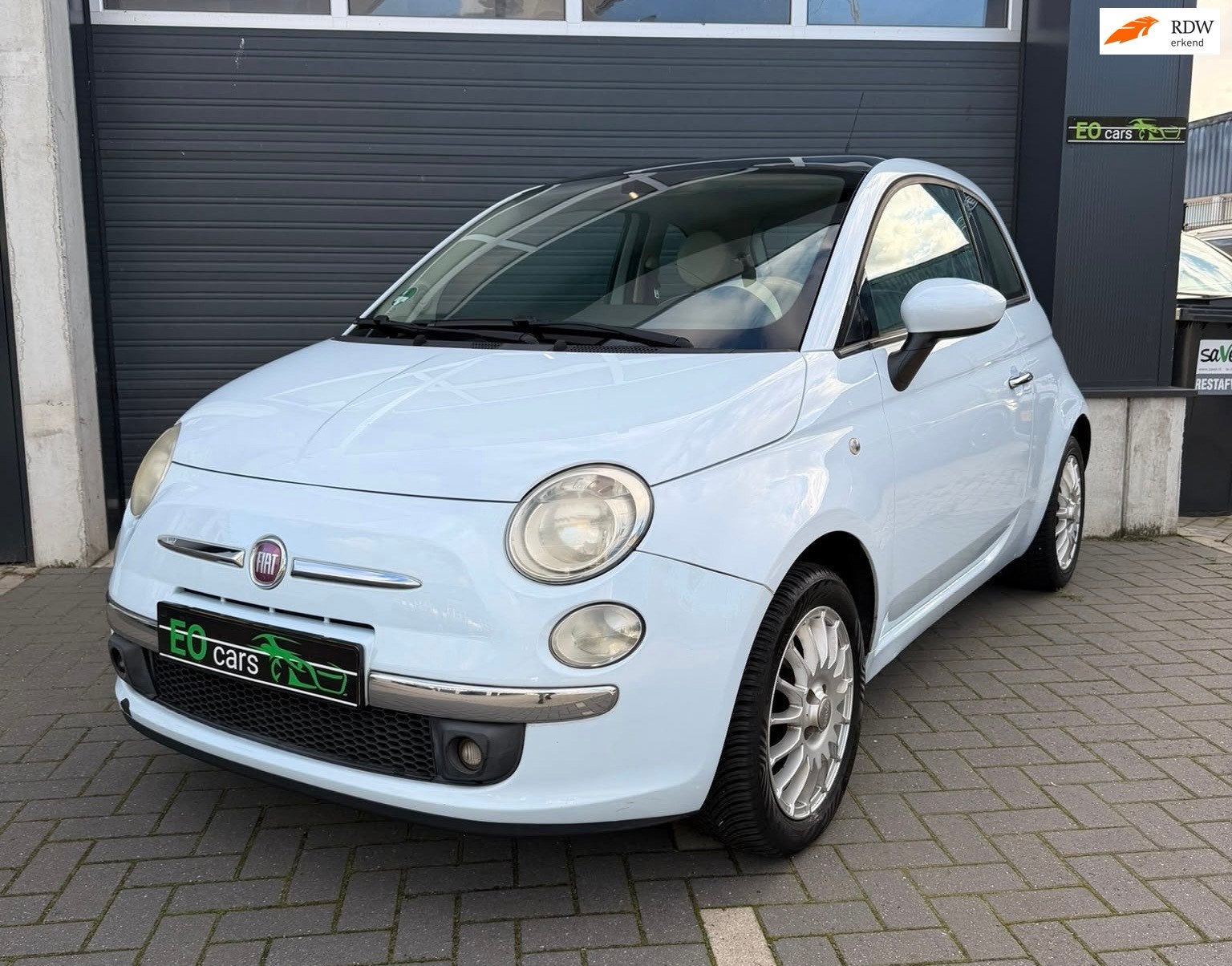 Fiat 500 1.2 Naked Airco pano nieuwe apk, Voorwielaandrijving, Panoramadak, Gebruikt, 1242 cc