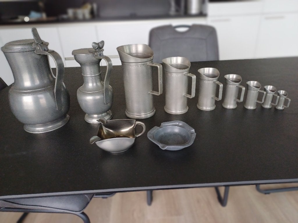 Verzameling 90% engeltjes tin in perfecte staat., Ophalen of Verzenden