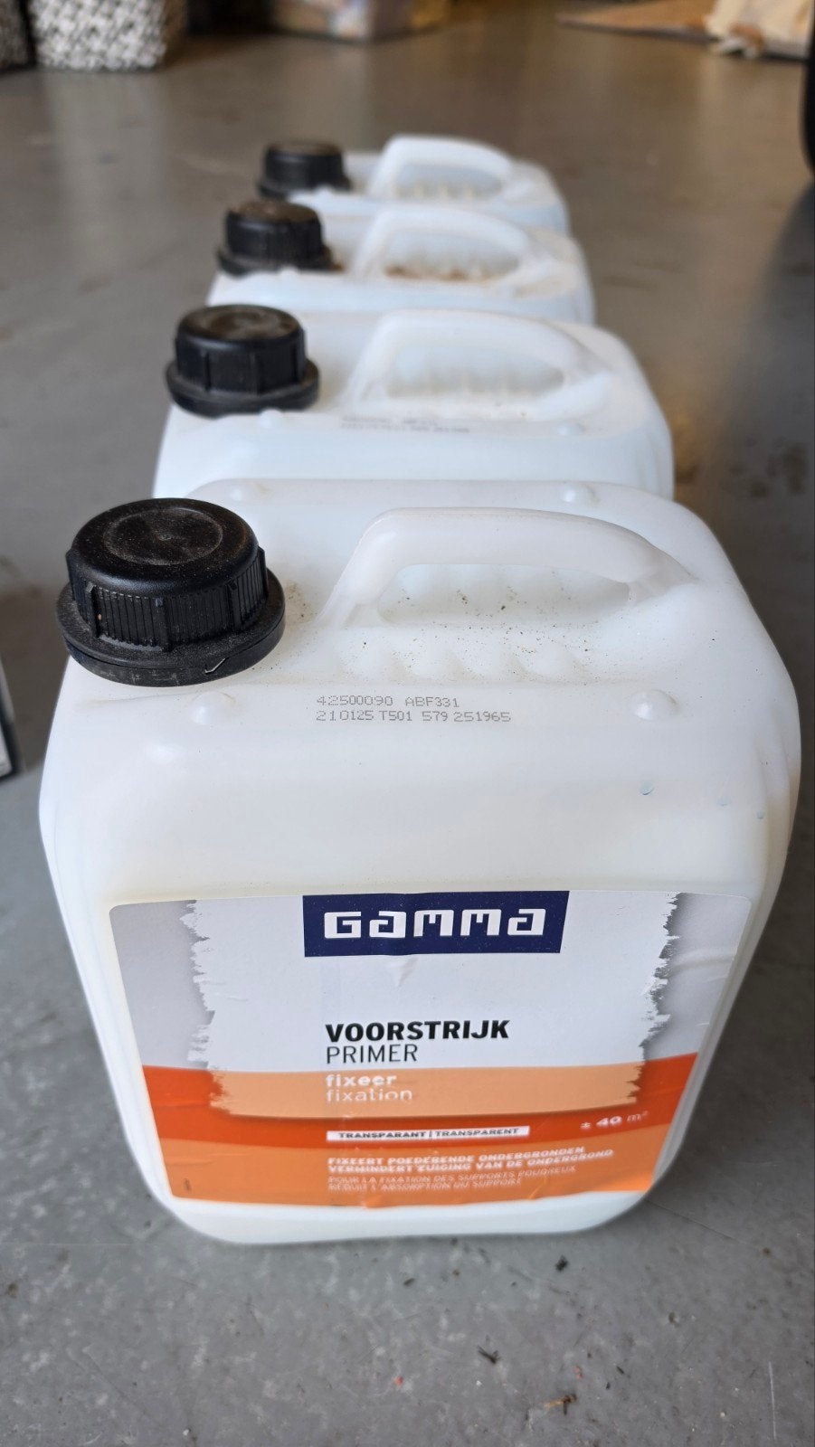 50% korting GAMMA Voorstrijk Primer Fixeer Transparant, Ophalen of Verzenden, Nieuw, Wit