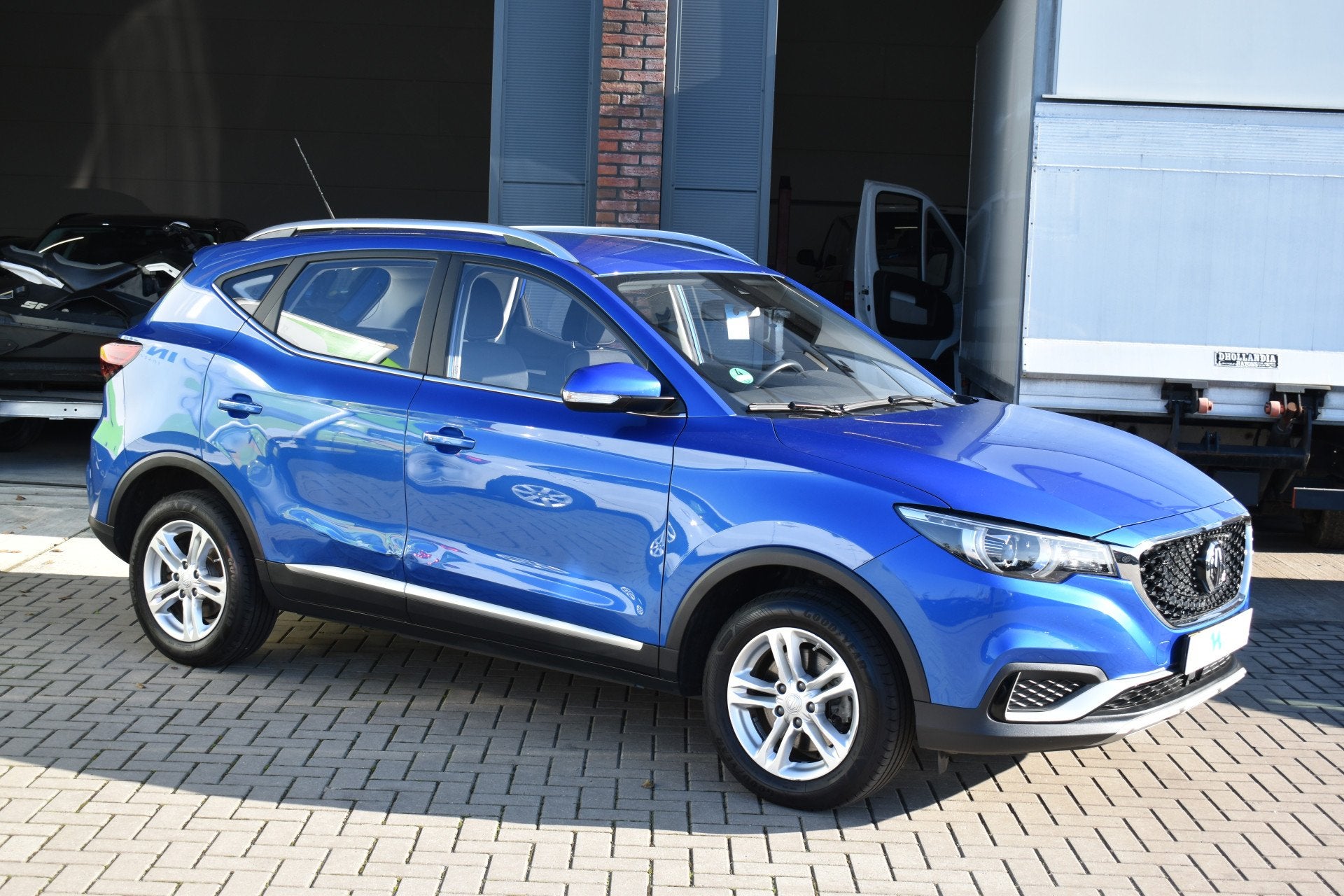 MG Mg Zs EV Comfort 45 kWh (bj 2021, automaat), Auto's, Stof, Gebruikt, Zwart, 143 pk