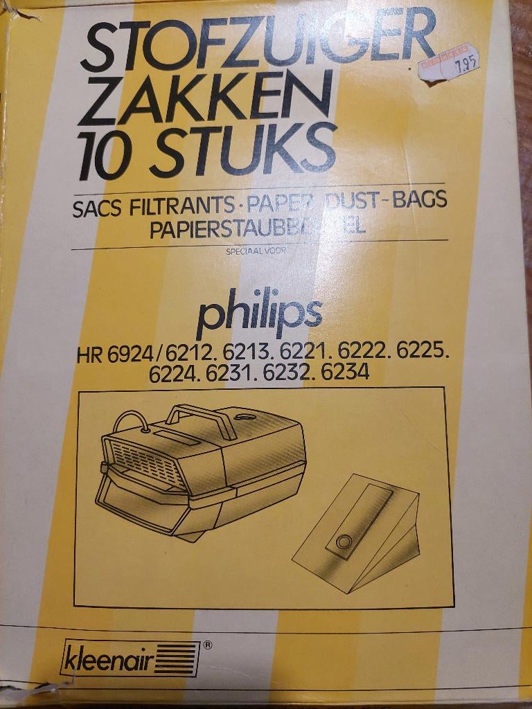 Philips stofzuigerzakken, Ophalen of Verzenden, Nieuw