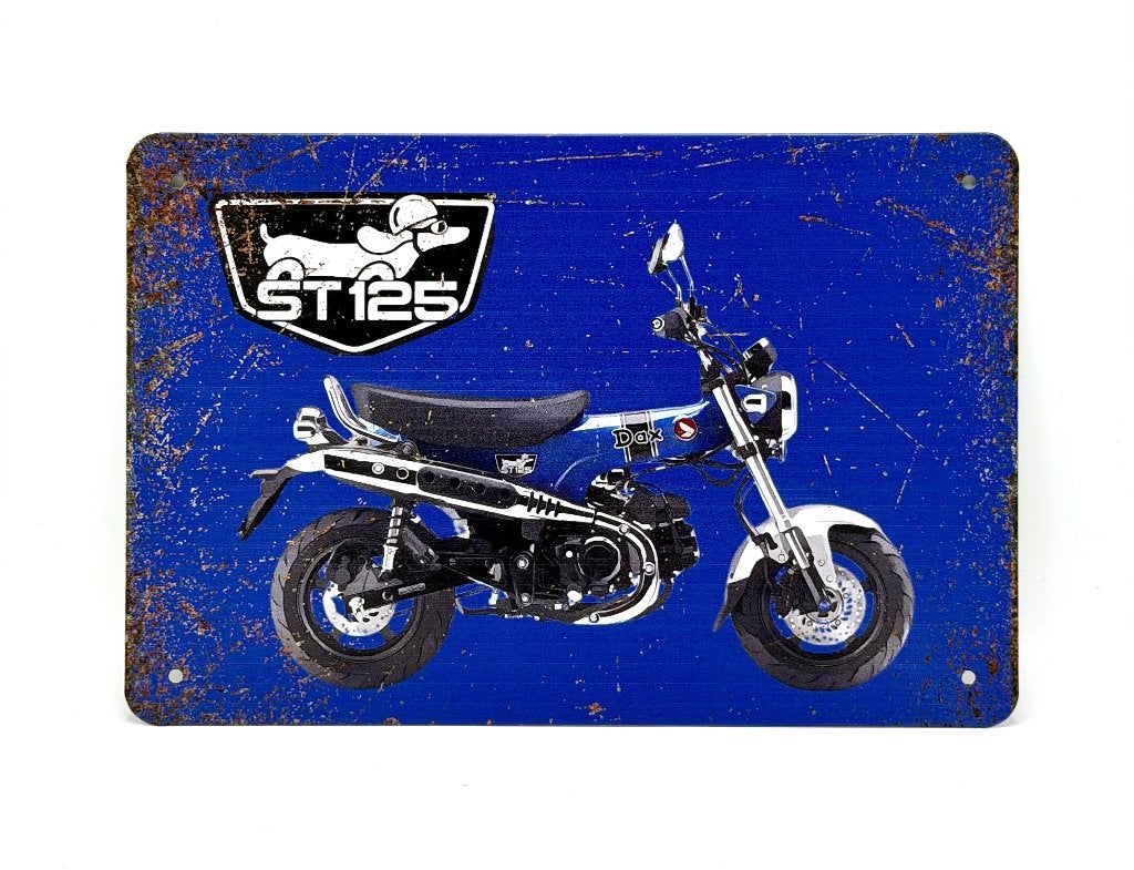 Honda DAX 125 bord | 20x30cm, Verzenden, Nieuw, Reclamebord