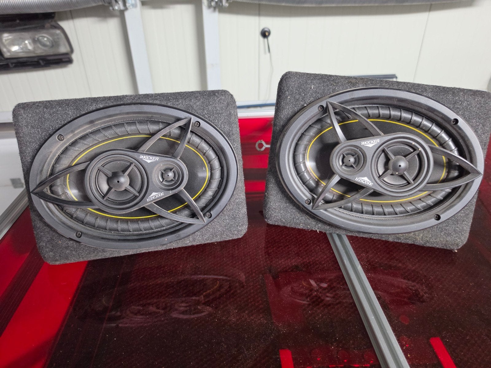 Kicker 6x9 Rocx Auto Luidsprekers - Hoedenplank, Auto diversen, Ophalen, Gebruikt
