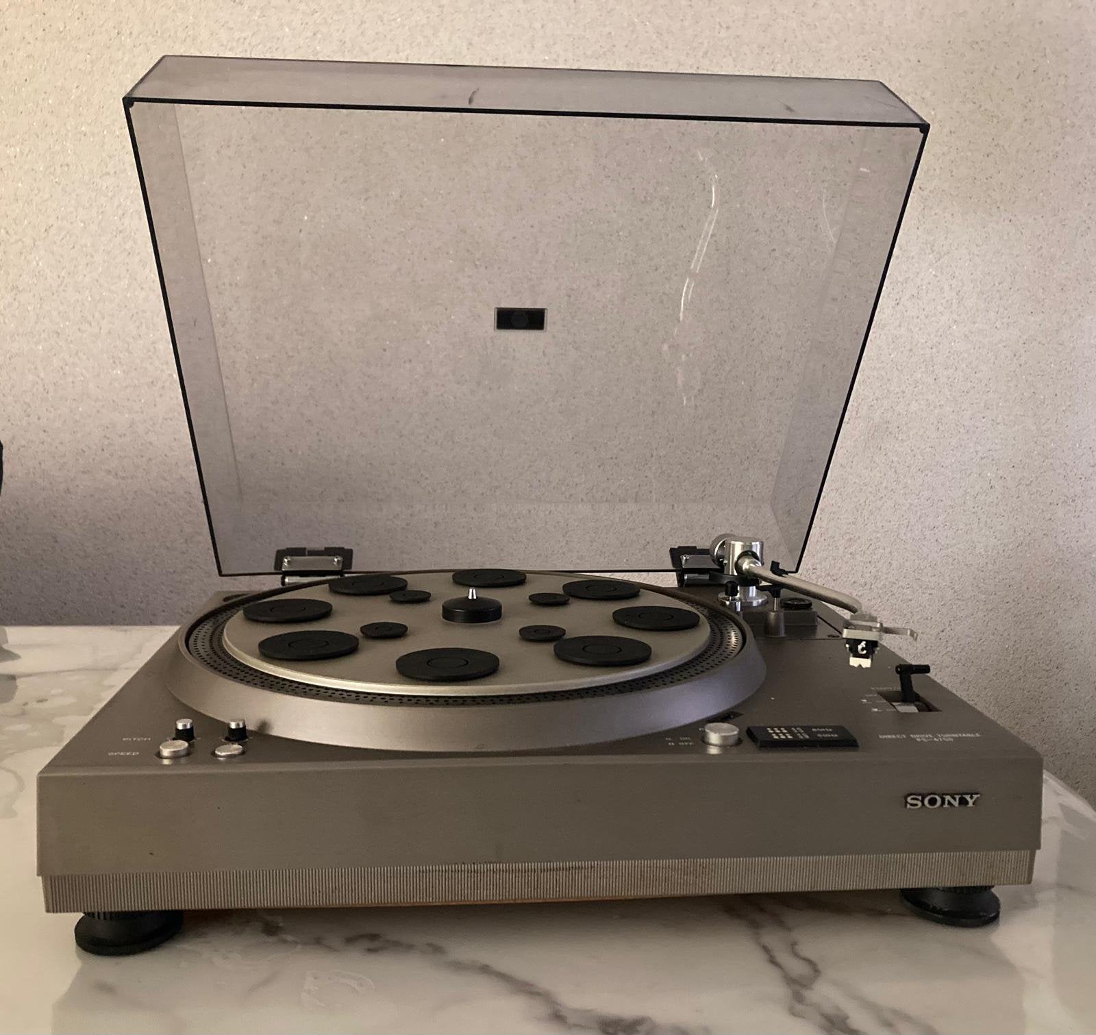 Sony PS-4750 platenspeler, Ophalen of Verzenden, Zo goed als nieuw, Sony