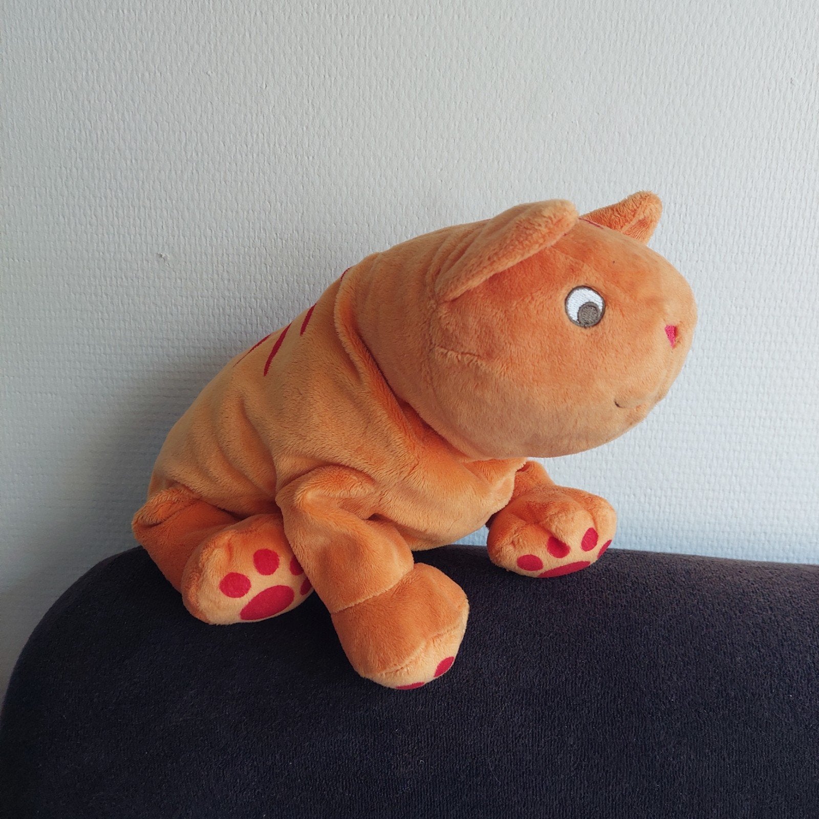 dikkie dik knuffel 30cm, Oranje, Gebruikt, Overige merken, Ophalen of Verzenden