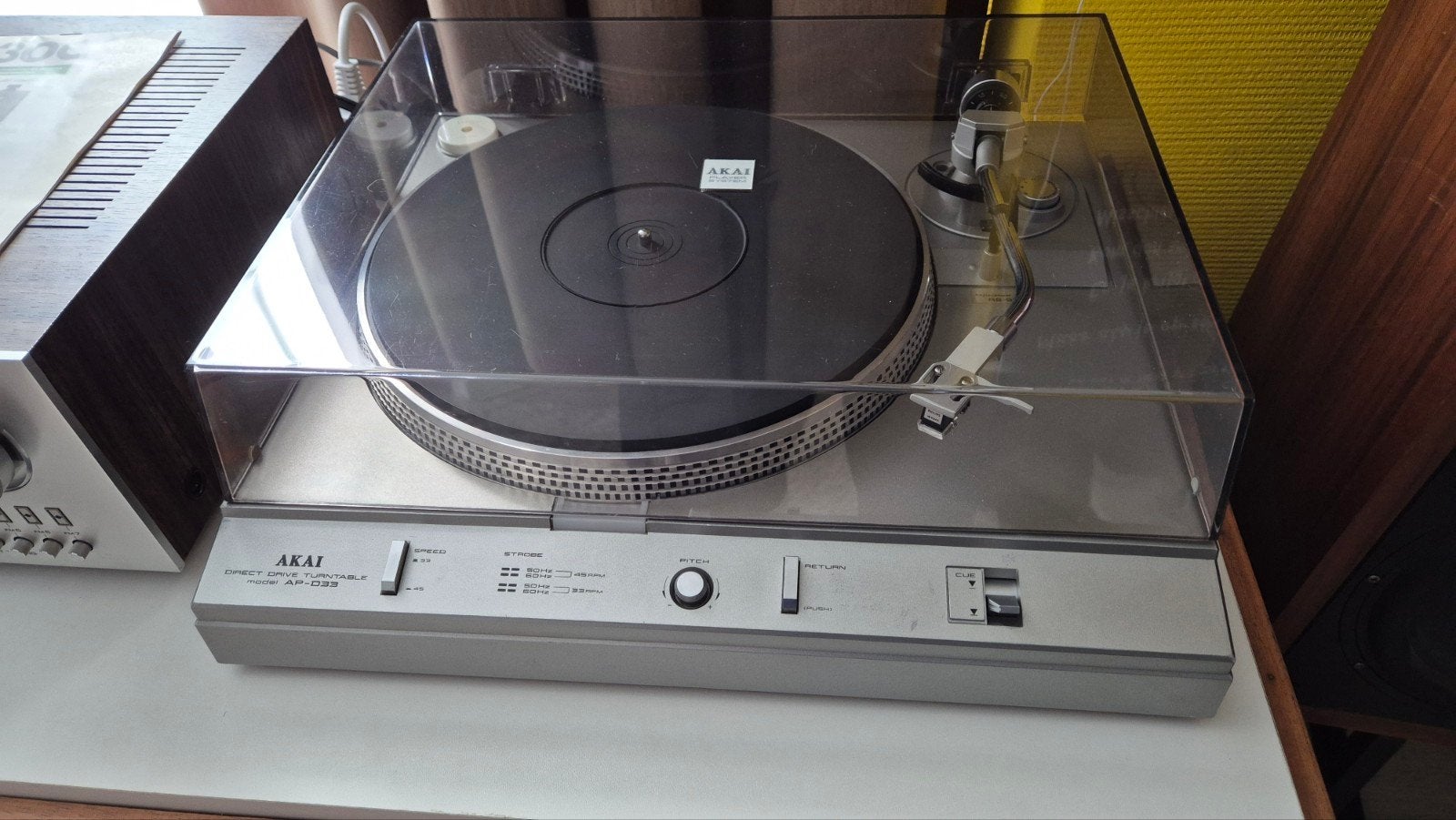 Akai AP-D33 platenspeler, Ophalen, Gebruikt, Pitch-regelaar, Platenspeler