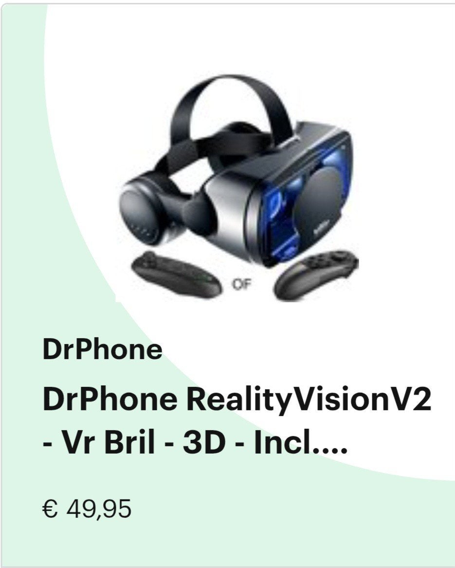 VR bril voor telefoon, Verzenden, Nieuw, VR-bril, Telefoon