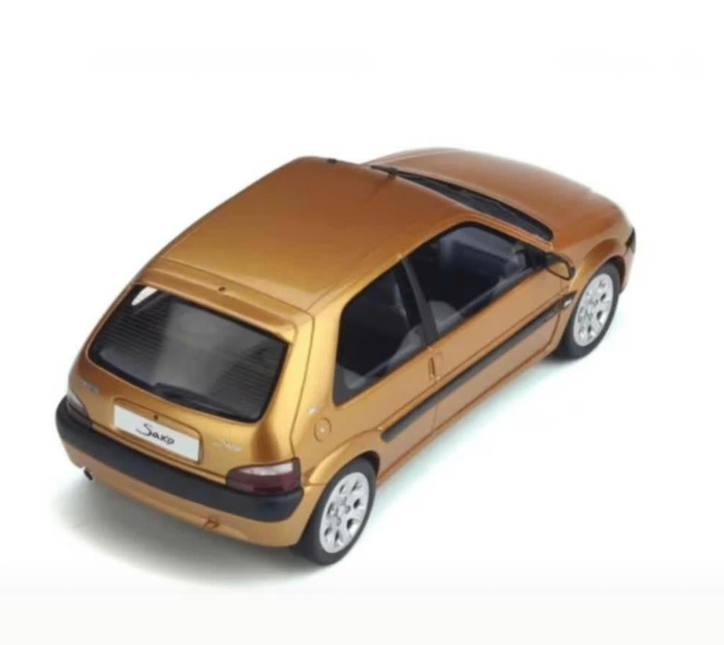 Citroen Saxo VTS goud geel 2000 SCHAAL 1/18 OTTO ref. OT893, Verzenden, Nieuw, Auto, OttOMobile