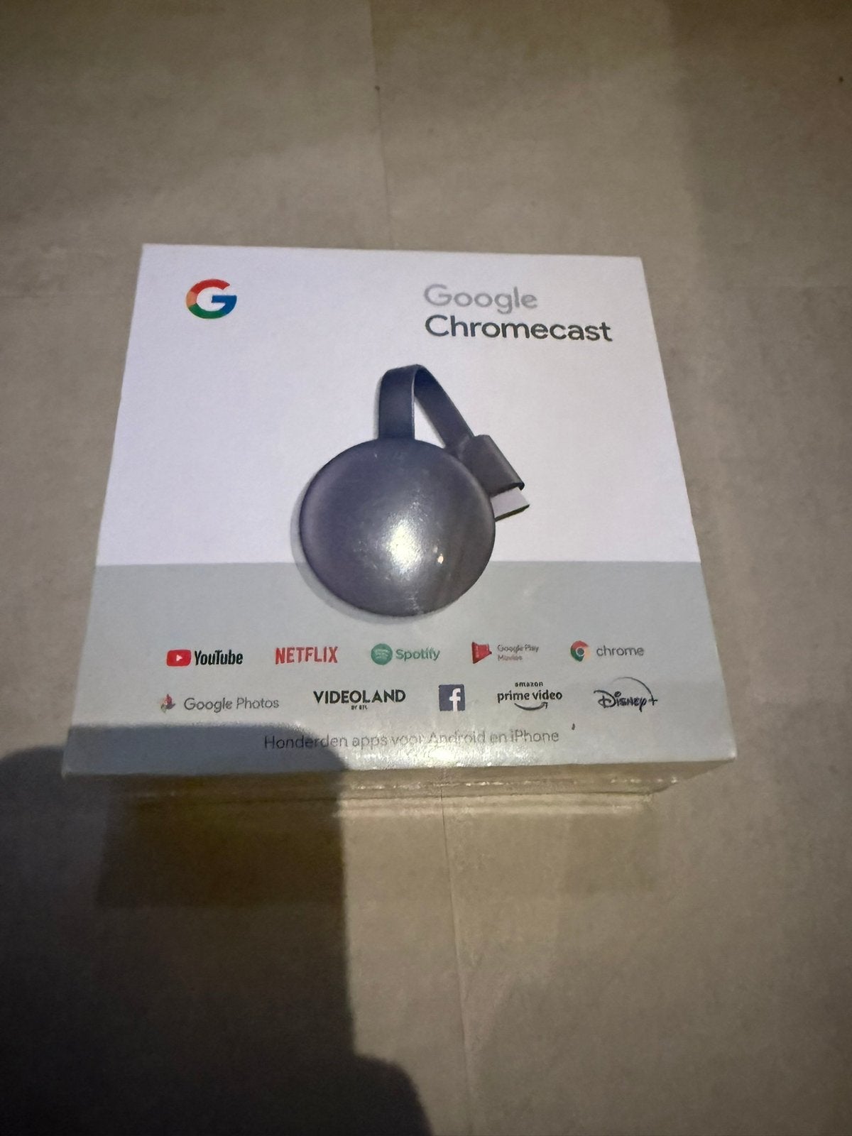 Google Chromecast ongeopend 3e generatie nieuw, Audio, Tv en Foto, Ophalen of Verzenden, Zo goed als nieuw