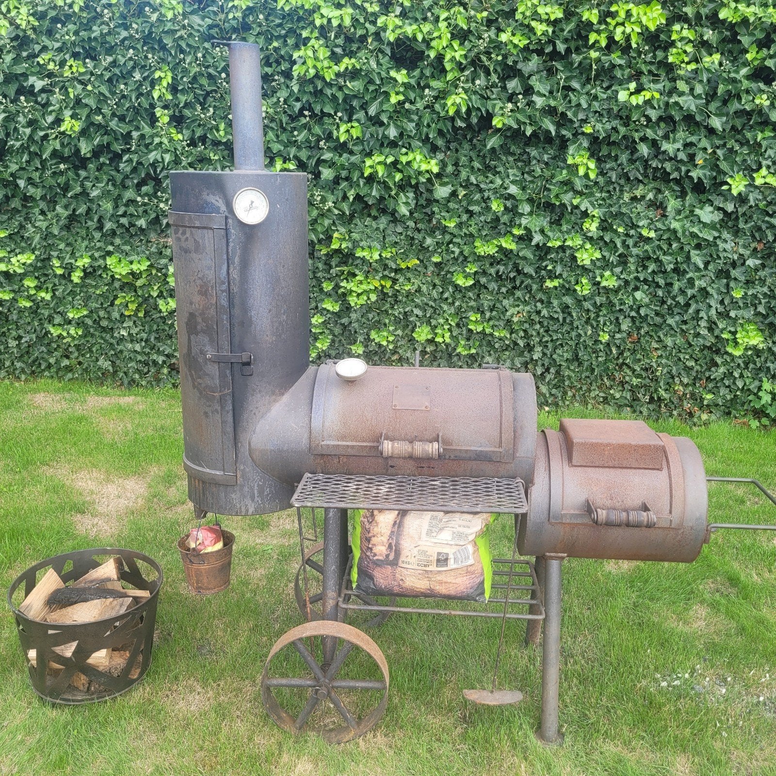 Oklahoma Country Smoker BBQ, Tuin en Terras, Ophalen, Gebruikt