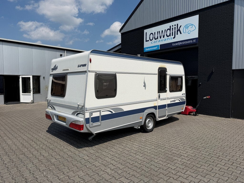 FENDT Saphir 470 TF ’08 (Mover, Fransbed), Caravans en Kamperen, Rondzit, Vast bed, Bedrijf, Kelvinstraat 23
7701BZ  Dedemsvaart, NL