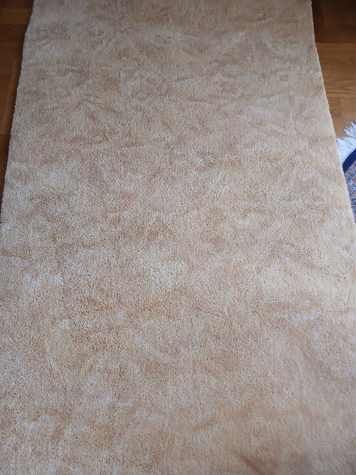 restant gele vloerbedekking 170x90 cm., Ophalen, Geel, Tapijt