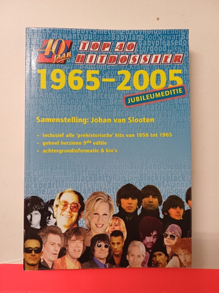 Boek - Top 40 Hitdossier - 1965-2005 Jubileumeditie, Boeken, Muziek, Ophalen of Verzenden, Gelezen, Overige onderwerpen