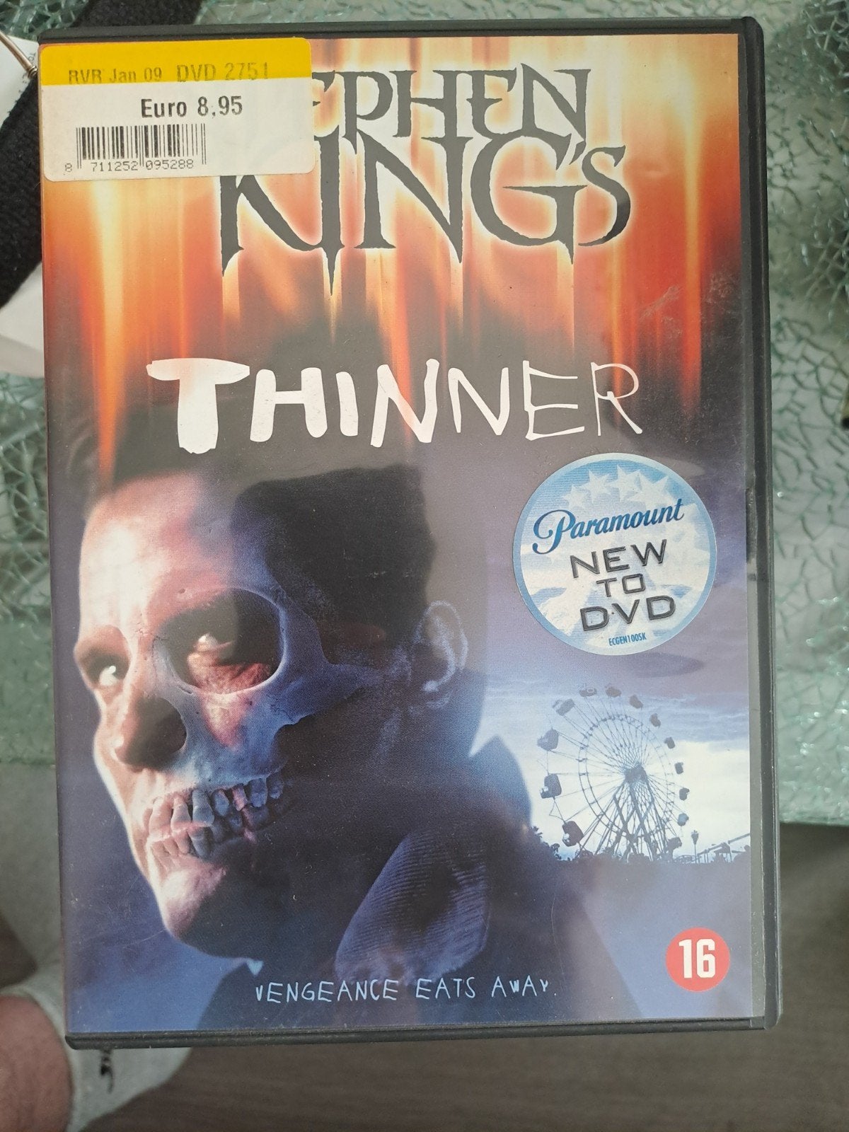 Thinner (dvd), Ophalen of Verzenden, Zo goed als nieuw, Overige genres
