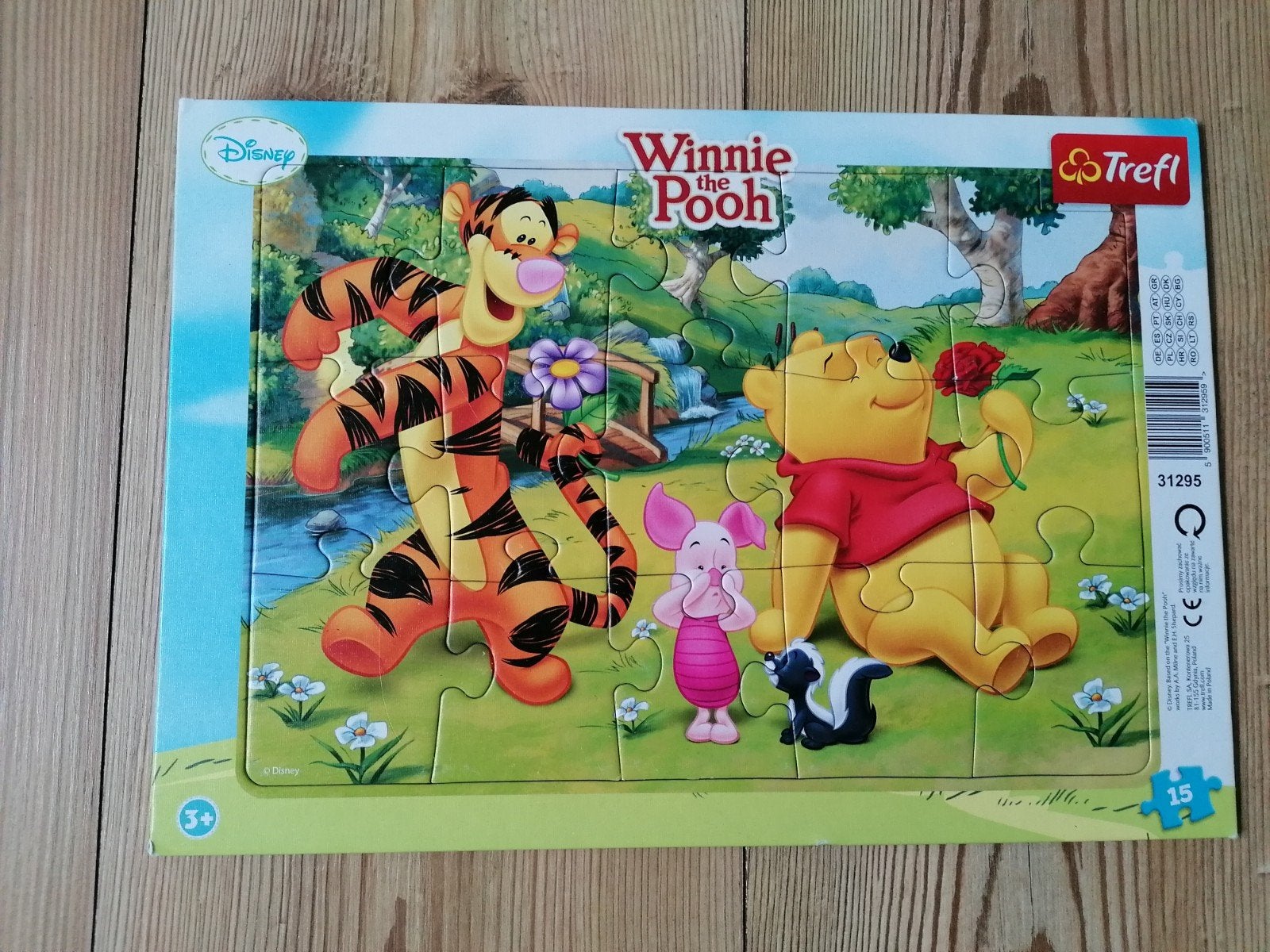Puzzel van Winnie the Pooh, 15 stukjes, Ophalen of Verzenden, 10 tot 50 stukjes